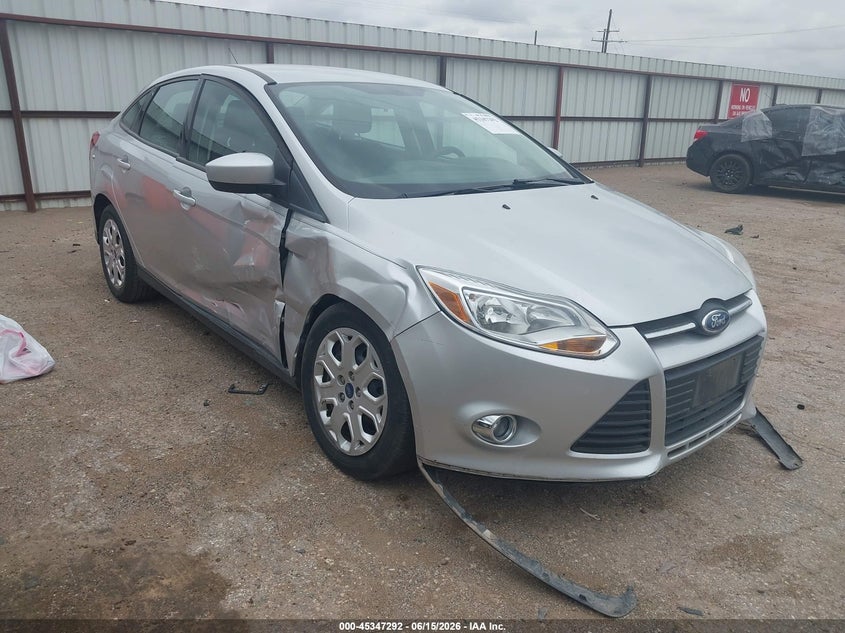 2012 Ford Focus VIN 1FAHP3F27CL140581 IAAI salvage auction — SIDE, Salvage (Texas), sold $700 on 2026-07-09 (photo 1)
