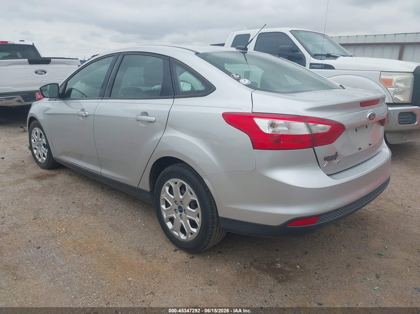 2012 Ford Focus VIN 1FAHP3F27CL140581 IAAI salvage auction — SIDE, Salvage (Texas), sold $700 on 2026-07-09 (photo 3)