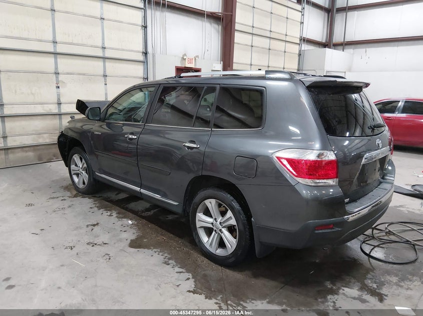 2013 Toyota Highlander VIN 5TDDK3EH9DS274280 IAAI salvage auction — FRONT END, Salvage (Idaho), sold $2,650 on 2026-07-24 (photo 3)
