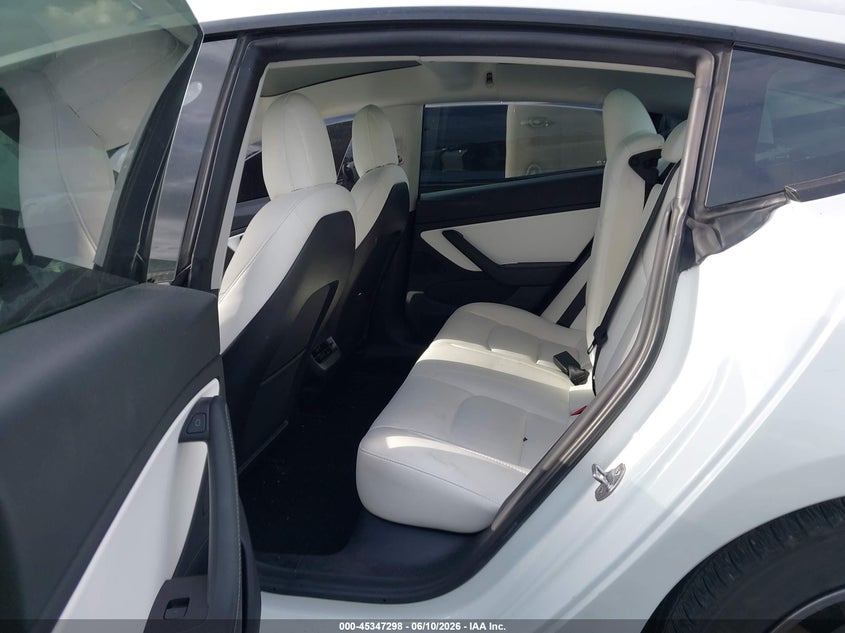 2021 Tesla Model 3 VIN 5YJ3E1EA2MF908558 IAAI salvage auction — FRONT & REAR, Salvage Title, sold $1,650 on 2026-07-17 (photo 8)