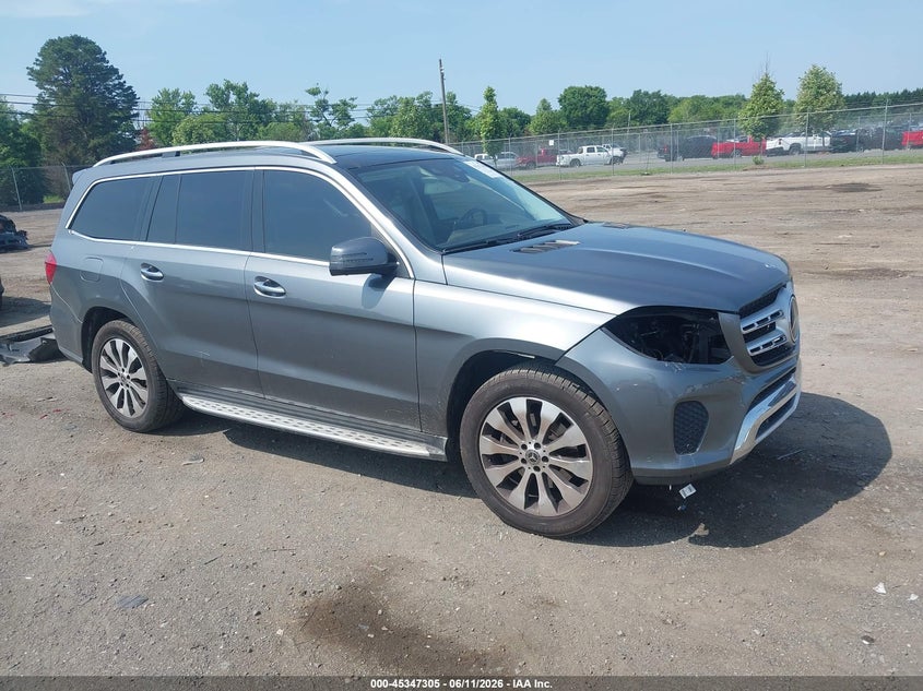 2018 Mercedes-benz Gls-klasse VIN 4JGDF6EE8JB042036 IAAI salvage auction — FRONT END, Salvage (Virginia), sold $8,975 on 2026-07-24 (photo 1)