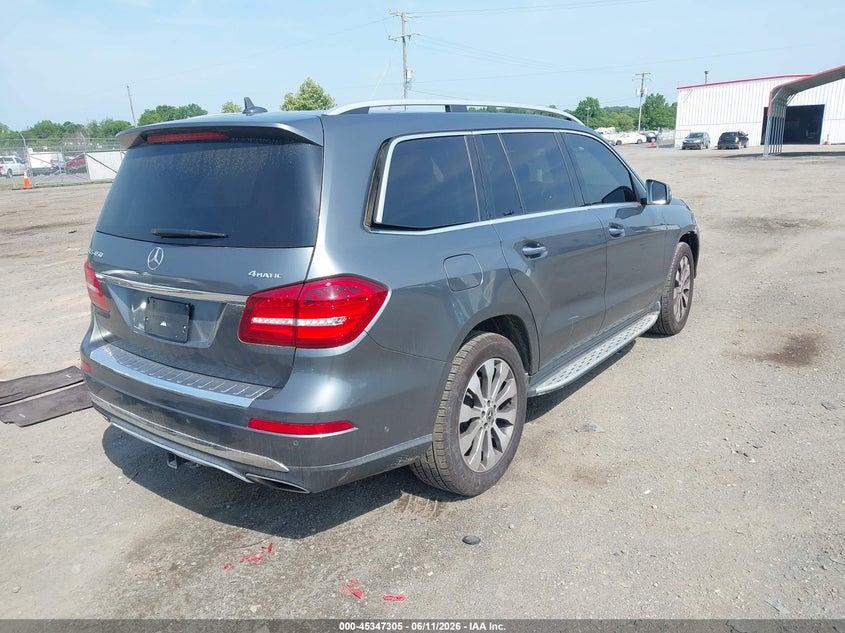 2018 Mercedes-benz Gls-klasse VIN 4JGDF6EE8JB042036 IAAI salvage auction — FRONT END, Salvage (Virginia), sold $8,975 on 2026-07-24 (photo 4)