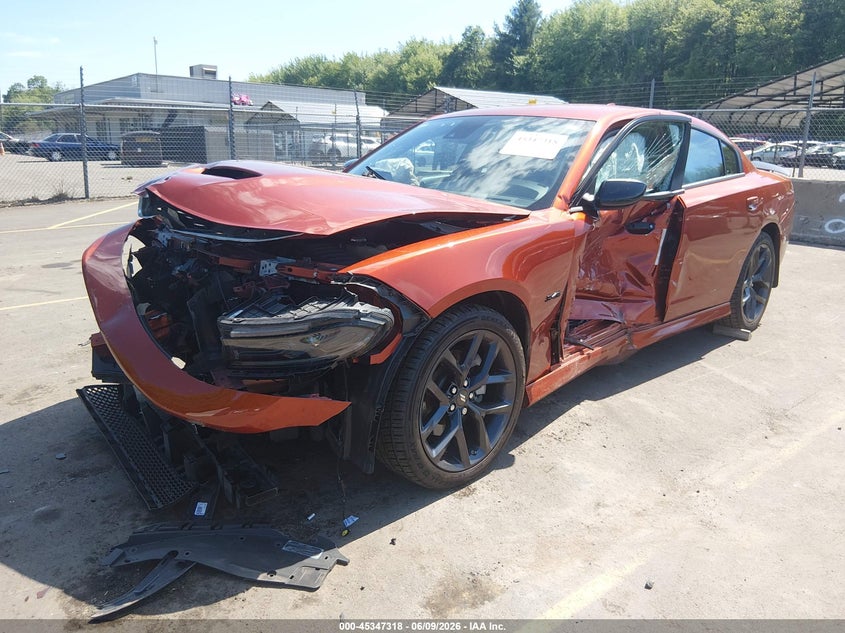 2023 Dodge Charger VIN 2C3CDXCT2PH501448 IAAI salvage auction — FRONT END, Salvage Title, sold $7,950 on 2026-07-30 (photo 2)