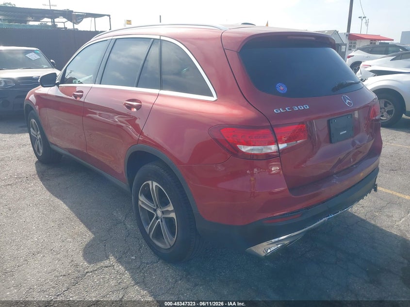 2017 Mercedes-benz Glc VIN WDC0G4JB7HF132484 IAAI salvage auction — REAR END, Wait Title, sold $4,950 on 2026-08-25 (photo 3)