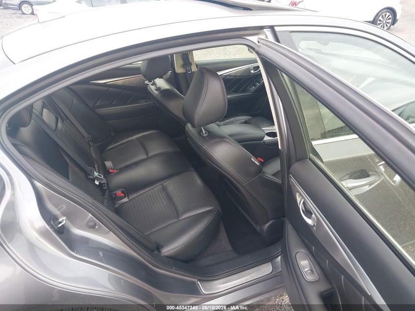 2016 Infiniti Q50 VIN JN1EV7AR4GM346703 IAAI salvage auction — LEFT FRONT, Clear (Delaware), sold $2,000 on 2026-07-06 (photo 8)