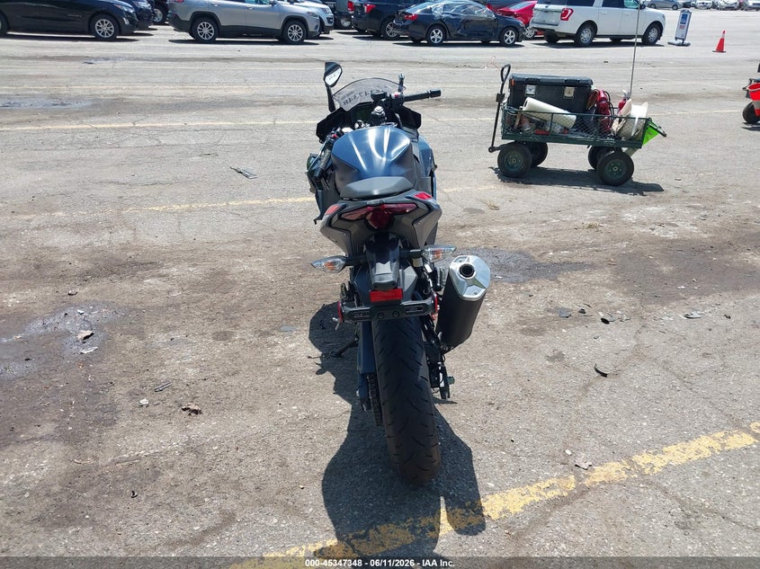 2026 Kawasaki Ninja VIN ML5EXGG19TDA93250 IAAI salvage auction — FRONT END, Scrap (Michigan), sold $1,125 on 2026-07-21 (photo 6)