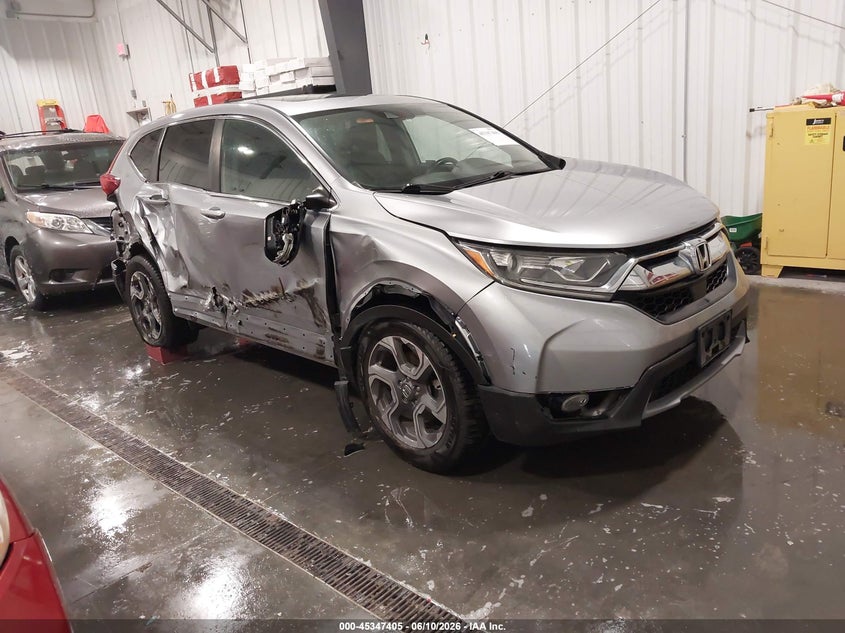 2018 Honda Cr-v VIN 7FARW2H8XJE102585 IAAI salvage auction — RIGHT SIDE, Salvage (Nebraska), sold $5,125 on 2026-07-09 (photo 1)