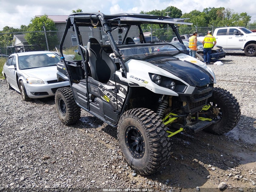 2024 Kawasaki Teryx VIN JKBRFCJ12RB505172 IAAI salvage auction — FRONT END, Salvage (West Virginia), sold $1,350 on 2026-07-28 (photo 1)