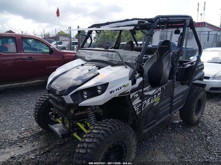 2024 Kawasaki Teryx VIN JKBRFCJ12RB505172 IAAI salvage auction — FRONT END, Salvage (West Virginia), sold $1,350 on 2026-07-28 (photo 2)
