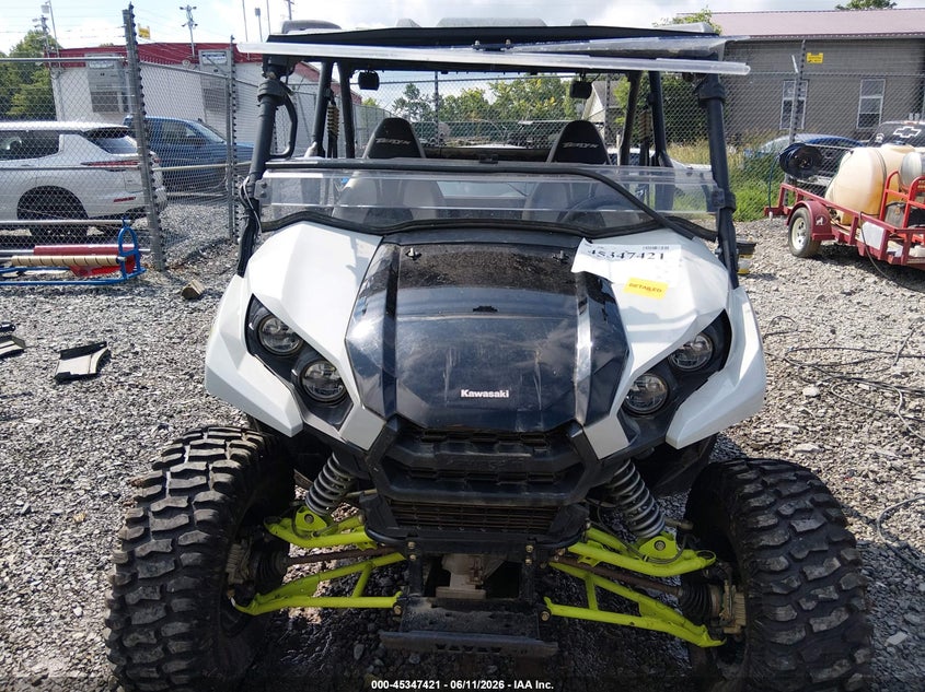 2024 Kawasaki Teryx VIN JKBRFCJ12RB505172 IAAI salvage auction — FRONT END, Salvage (West Virginia), sold $1,350 on 2026-07-28 (photo 5)