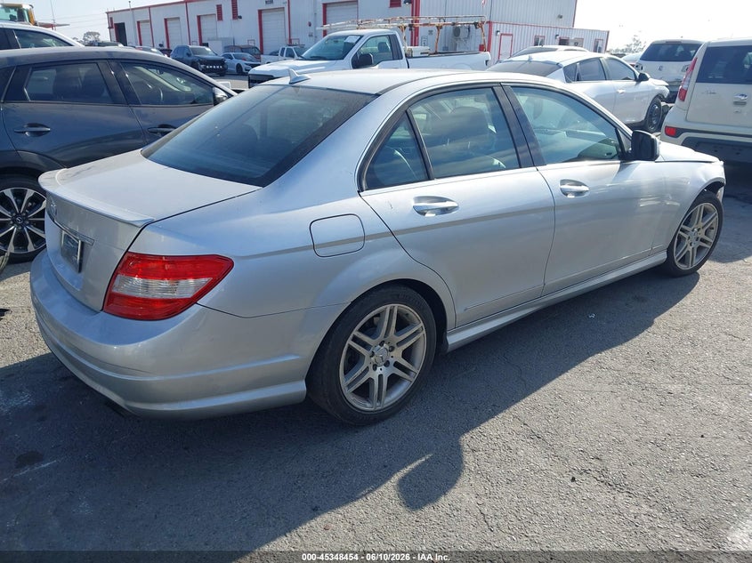2008 Mercedes-benz C-klasse VIN WDDGF56X18F011229 IAAI salvage auction — LEFT FRONT, Salvage (California), sold $325 on 2026-07-09 (photo 4)