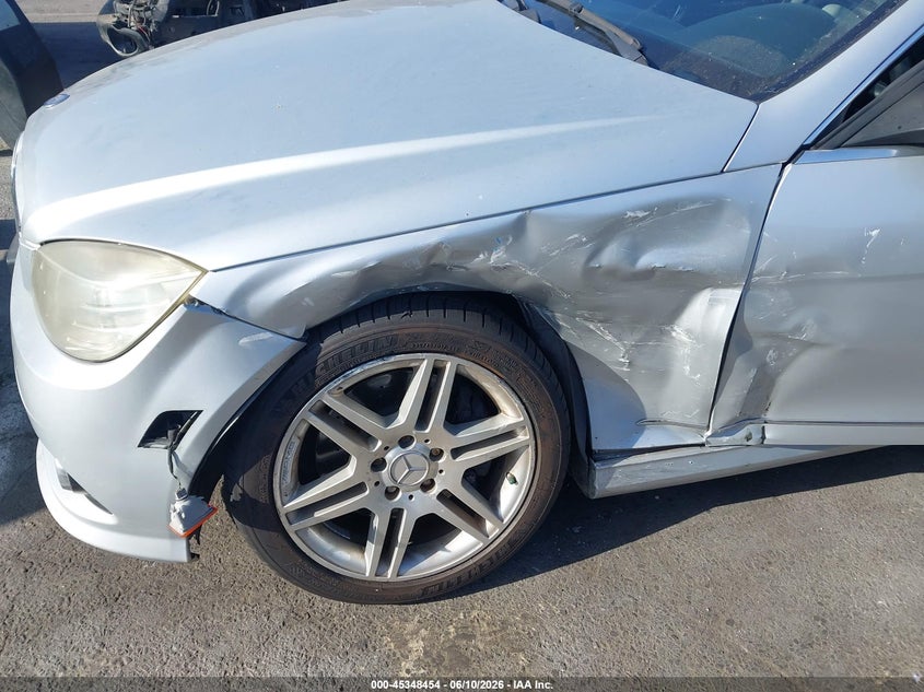 2008 Mercedes-benz C-klasse VIN WDDGF56X18F011229 IAAI salvage auction — LEFT FRONT, Salvage (California), sold $325 on 2026-07-09 (photo 6)