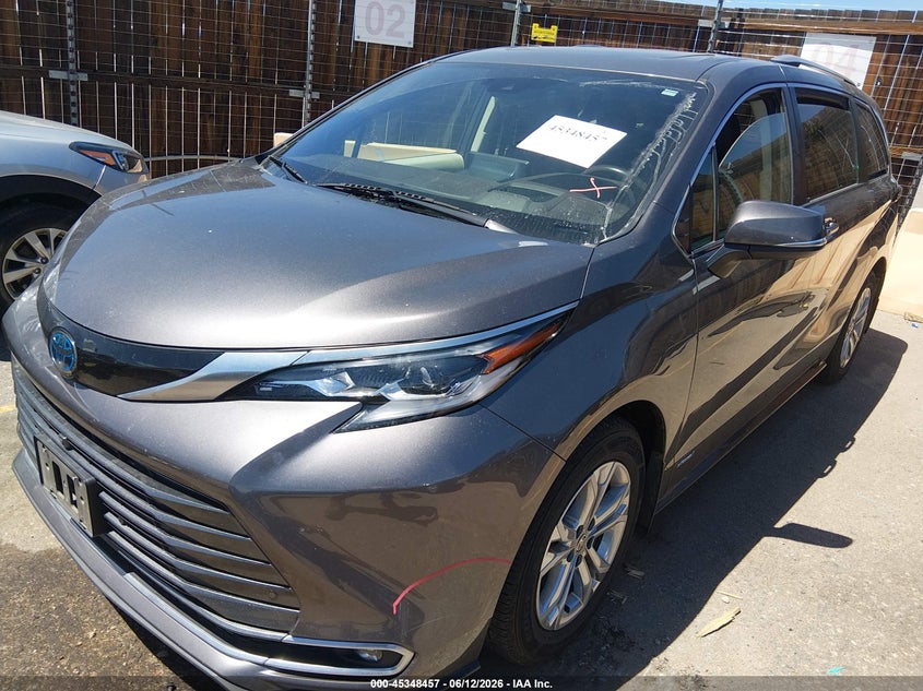 2021 Toyota Sienna VIN 5TDESKFC8MS014101 IAAI salvage auction — REAR END, Salvage (Colorado), sold $14,100 on 2026-07-31 (photo 2)