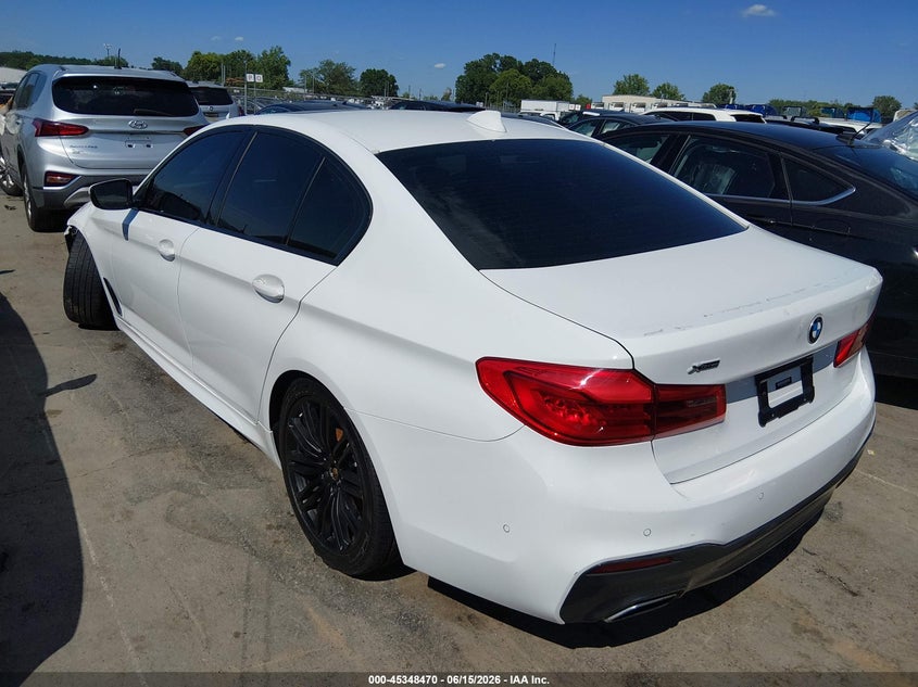 2019 BMW 5er VIN WBAJE7C52KWW17306 IAAI salvage auction — UNDERCARRIAGE, Salvage (North Carolina), sold $13,200 on 2026-07-29 (photo 3)