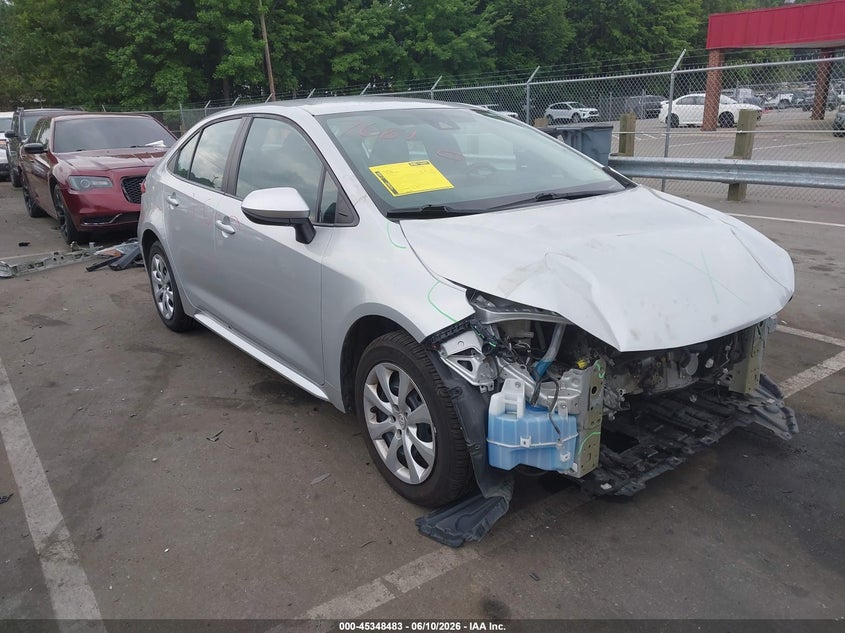 2022 Toyota Corolla VIN 5YFEPMAE7NP326846 IAAI salvage auction — FRONT END, Salvage Title, sold $3,100 on 2026-08-02 (photo 1)