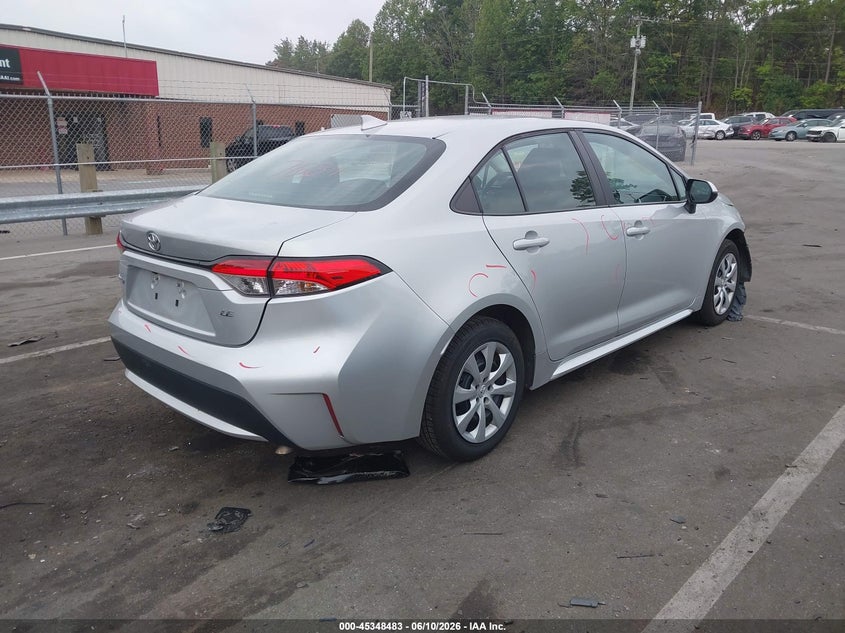 2022 Toyota Corolla VIN 5YFEPMAE7NP326846 IAAI salvage auction — FRONT END, Salvage Title, sold $3,100 on 2026-08-02 (photo 4)