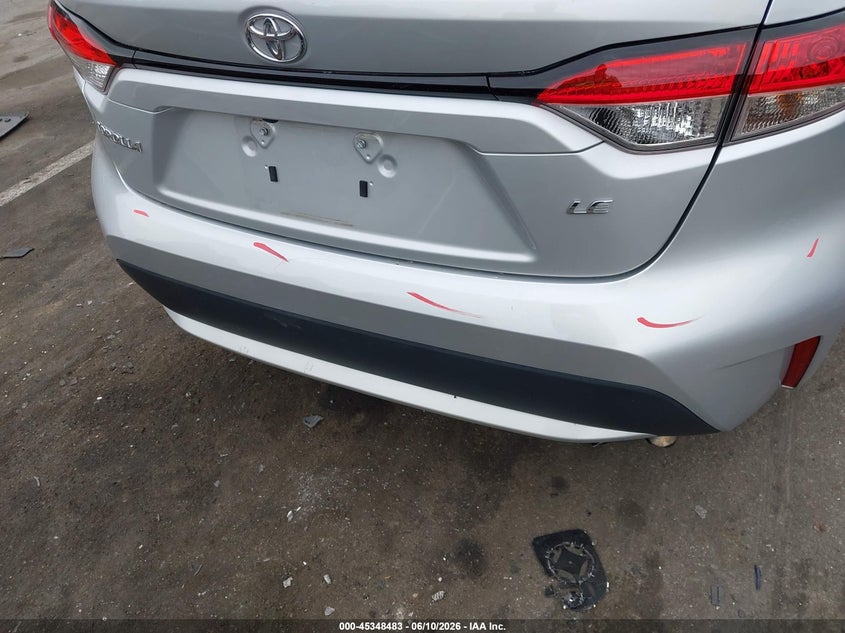 2022 Toyota Corolla VIN 5YFEPMAE7NP326846 IAAI salvage auction — FRONT END, Salvage Title, sold $3,100 on 2026-08-02 (photo 6)