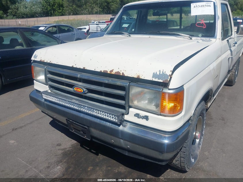1991 Ford F-150 lightning VIN 1FTEF14N3MPA38450 IAAI salvage auction — FRONT & REAR, Clear (Utah), sold $400 on 2026-07-09 (photo 3)