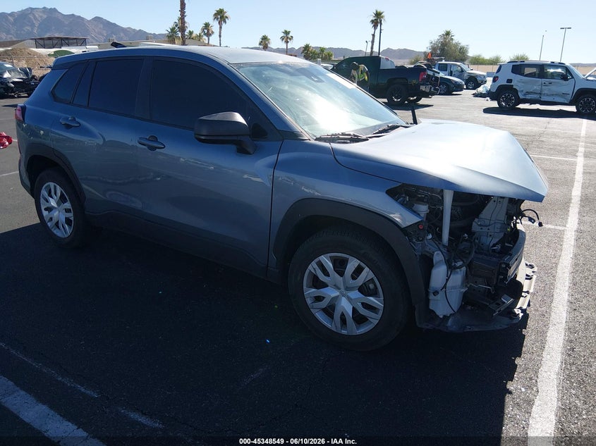 2022 Toyota Corolla cross VIN 7MUAAABG6NV011760 IAAI salvage auction — FRONT END, Salvage Title, sold $4,750 on 2026-07-24 (photo 1)
