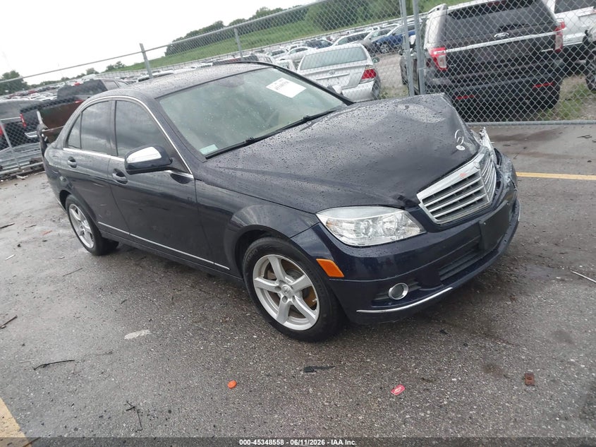 2008 Mercedes-benz C class VIN WDDGF54X18F085107 IAAI salvage auction — LEFT FRONT, Salvage (Iowa), sold $850 on 2026-07-14 (photo 1)
