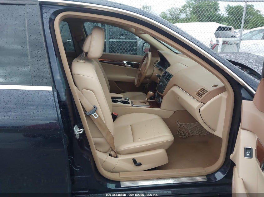 2008 Mercedes-benz C class VIN WDDGF54X18F085107 IAAI salvage auction — LEFT FRONT, Salvage (Iowa), sold $850 on 2026-07-14 (photo 5)