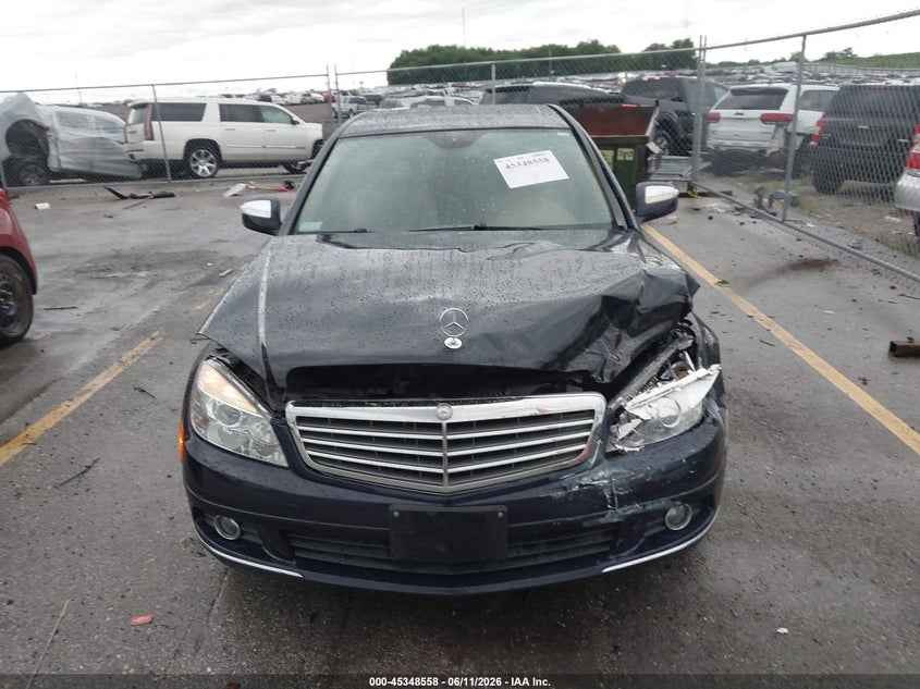 2008 Mercedes-benz C class VIN WDDGF54X18F085107 IAAI salvage auction — LEFT FRONT, Salvage (Iowa), sold $850 on 2026-07-14 (photo 6)