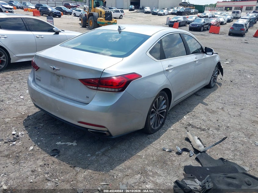 2016 Hyundai Genesis VIN KMHGN4JE0GU124818 IAAI salvage auction — FRONT END, Salvage (Idaho), sold $1,100 on 2026-07-15 (photo 4)