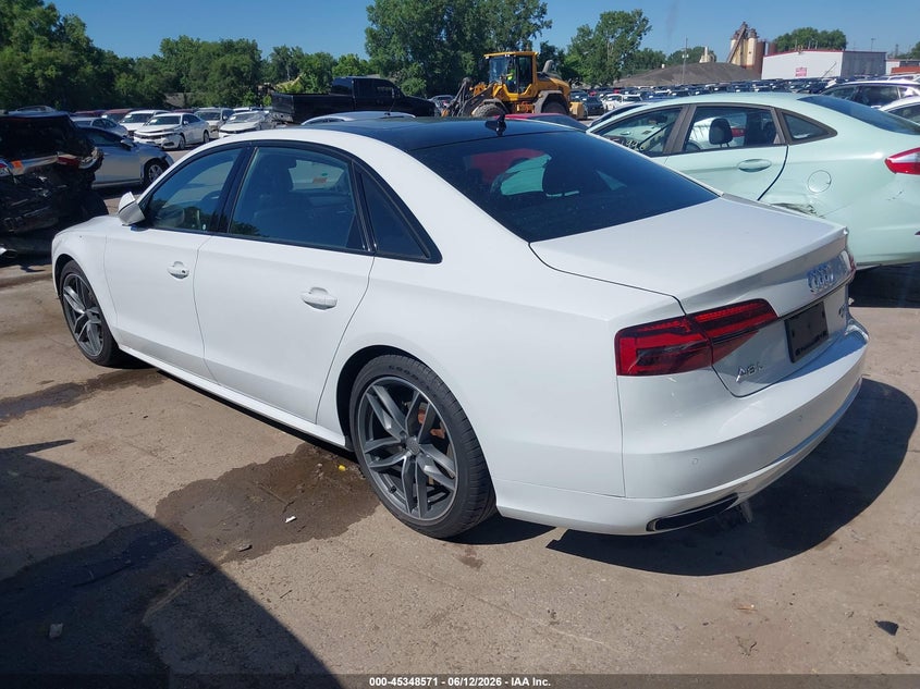2017 Audi A8 VIN WAU43AFD5HN002265 IAAI salvage auction — FRONT END, Salvage (Missouri), sold $3,500 on 2026-07-15 (photo 3)