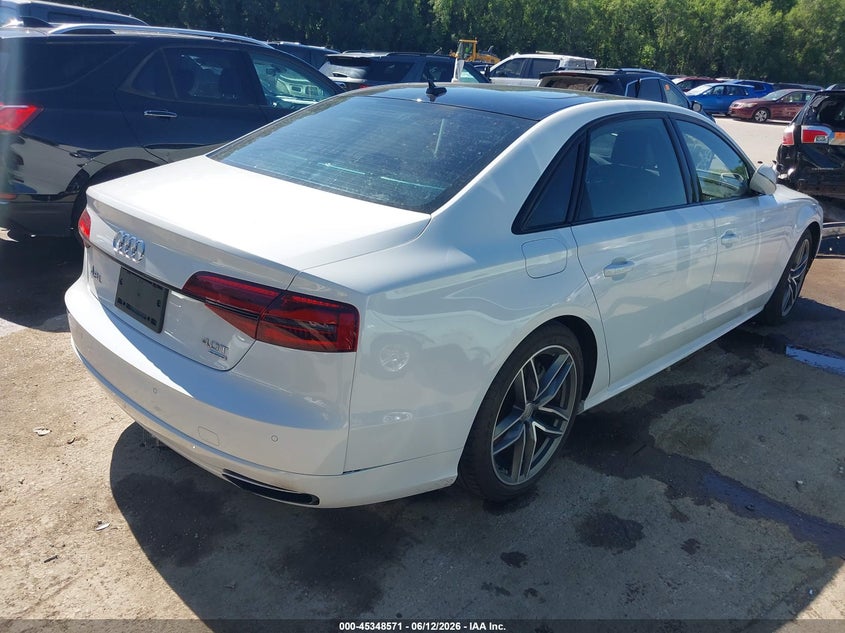 2017 Audi A8 VIN WAU43AFD5HN002265 IAAI salvage auction — FRONT END, Salvage (Missouri), sold $3,500 on 2026-07-15 (photo 4)