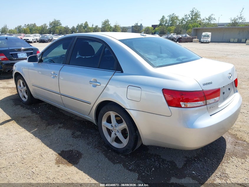 2008 Hyundai Sonata VIN 5NPEU46C98H324064 IAAI salvage auction — NORMAL WEAR, Clear - Dealer Only (California), sold $375 on 2026-07-13 (photo 3)