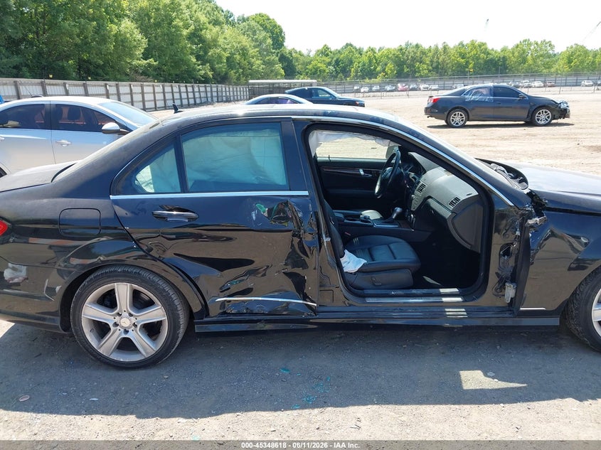 2010 Mercedes-benz C class VIN WDDGF8BB4AR088631 IAAI salvage auction — RIGHT SIDE, Clear (Tennessee), sold $675 on 2026-07-08 (photo 6)