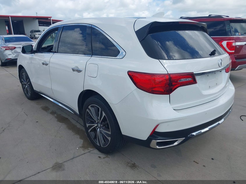 2020 Acura Mdx VIN 5J8YD4H59LL007662 IAAI salvage auction — HAIL, Salvage Title, sold $14,075 on 2026-09-04 (photo 3)