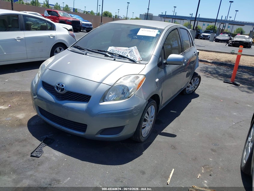 2010 Toyota Yaris VIN JTDKT4K31A5316008 IAAI salvage auction — REAR END, Salvage Certificate (California), sold $900 on 2026-07-17 (photo 2)