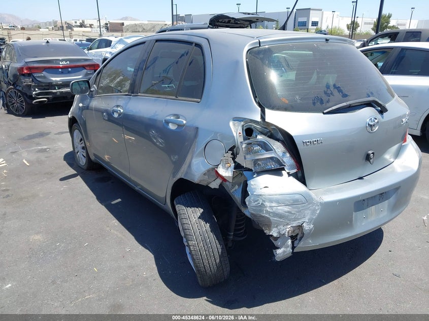 2010 Toyota Yaris VIN JTDKT4K31A5316008 IAAI salvage auction — REAR END, Salvage Certificate (California), sold $900 on 2026-07-17 (photo 3)
