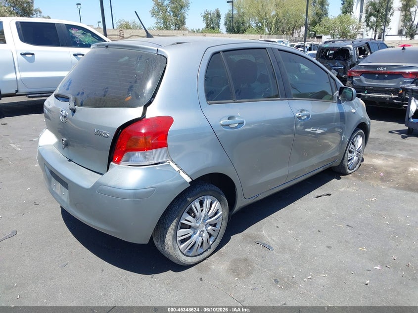 2010 Toyota Yaris VIN JTDKT4K31A5316008 IAAI salvage auction — REAR END, Salvage Certificate (California), sold $900 on 2026-07-17 (photo 4)