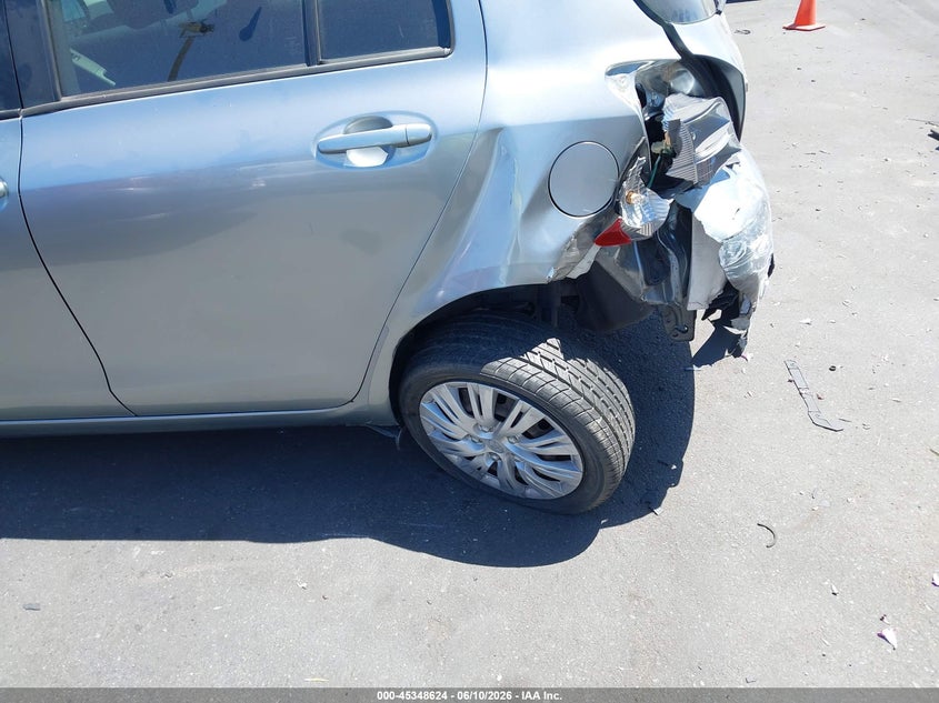 2010 Toyota Yaris VIN JTDKT4K31A5316008 IAAI salvage auction — REAR END, Salvage Certificate (California), sold $900 on 2026-07-17 (photo 6)