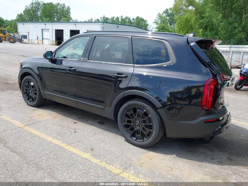 2022 Kia Telluride VIN 5XYP5DHC5NG204316 IAAI salvage auction — REAR END, Salvage (Michigan), sold $2,050 on 2026-07-27 (photo 3)