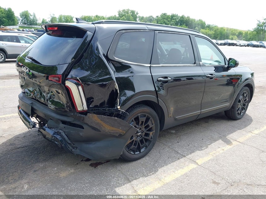 2022 Kia Telluride VIN 5XYP5DHC5NG204316 IAAI salvage auction — REAR END, Salvage (Michigan), sold $2,050 on 2026-07-27 (photo 4)