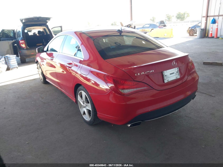 2015 Mercedes-benz Cla-klasse VIN WDDSJ4EB7FN228683 IAAI salvage auction — FRONT END, Salvage (California), sold $4,050 on 2026-07-09 (photo 3)