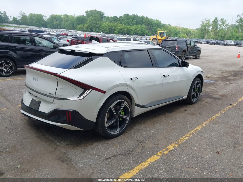 2023 Kia Ev6 VIN KNDC5DLE9P5133771 IAAI salvage auction — LEFT REAR, Wait Title, sold $12,525 on 2026-08-20 (photo 4)
