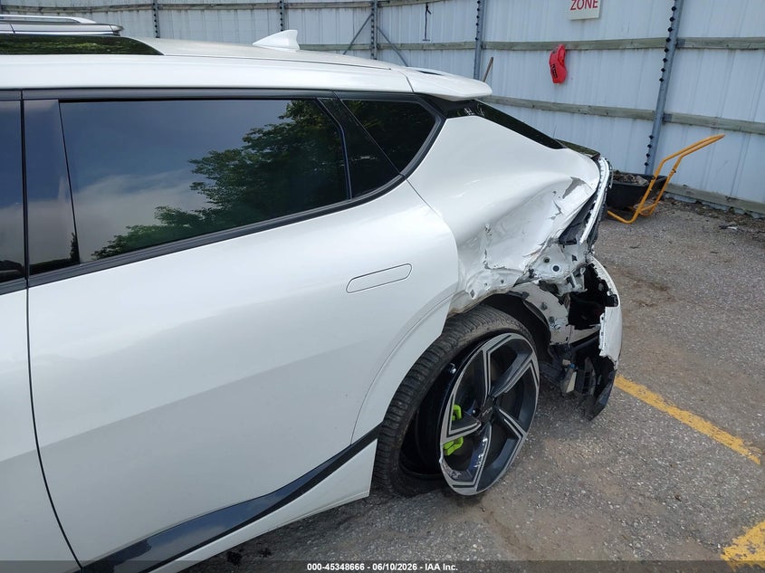 2023 Kia Ev6 VIN KNDC5DLE9P5133771 IAAI salvage auction — LEFT REAR, Wait Title, sold $12,525 on 2026-08-20 (photo 6)