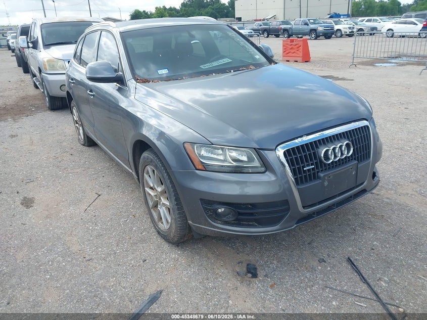2012 Audi Q5 VIN WA1CFAFPXCA132990 IAAI salvage auction — NORMAL WEAR, Original (Texas), sold $750 on 2026-07-11 (photo 1)