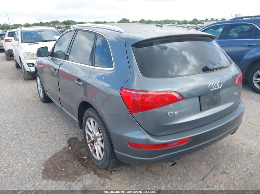 2012 Audi Q5 VIN WA1CFAFPXCA132990 IAAI salvage auction — NORMAL WEAR, Original (Texas), sold $750 on 2026-07-11 (photo 3)