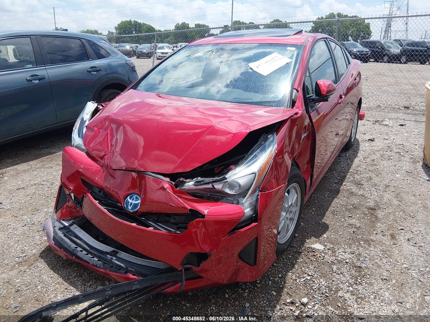 2018 Toyota Prius VIN JTDKARFU3J3060925 IAAI salvage auction — FRONT END, Clear (Indiana), sold $4,825 on 2026-07-29 (photo 2)