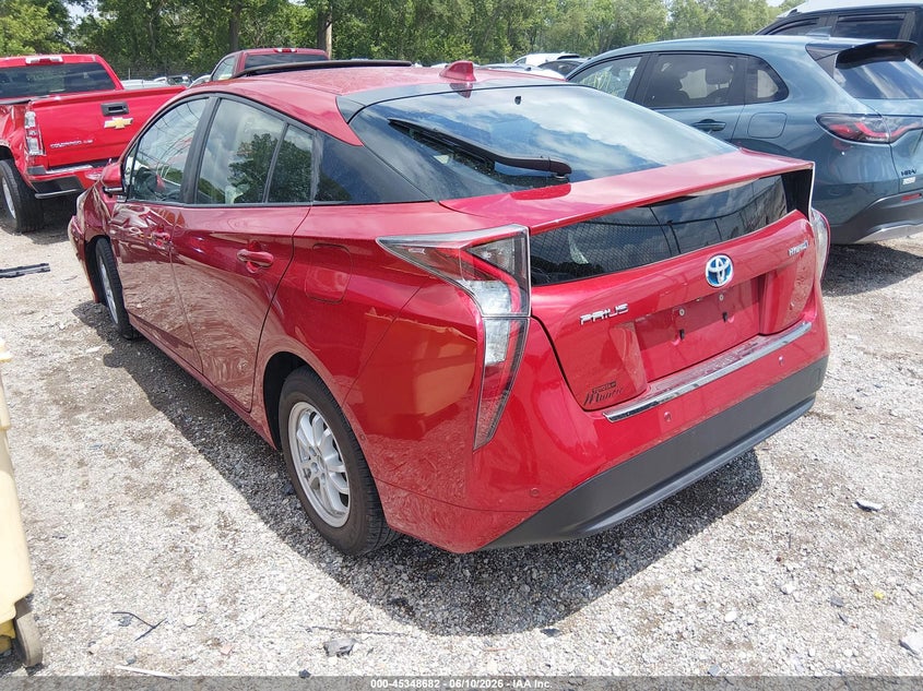 2018 Toyota Prius VIN JTDKARFU3J3060925 IAAI salvage auction — FRONT END, Clear (Indiana), sold $4,825 on 2026-07-29 (photo 3)