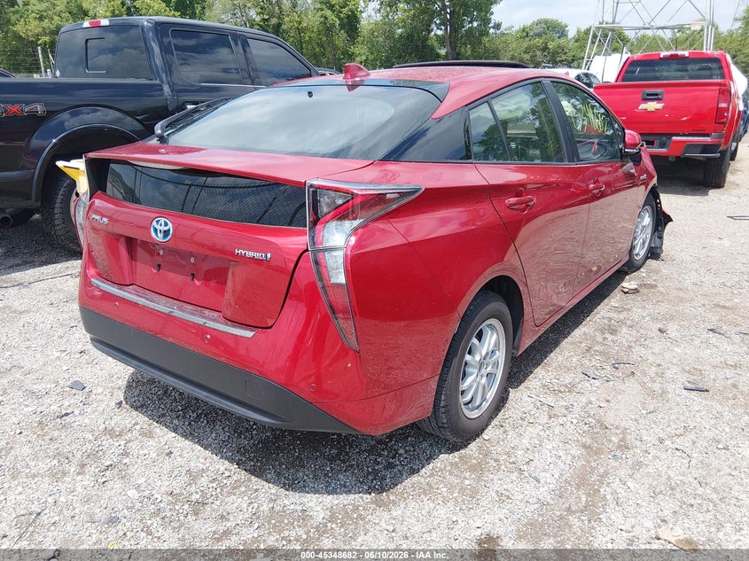 2018 Toyota Prius VIN JTDKARFU3J3060925 IAAI salvage auction — FRONT END, Clear (Indiana), sold $4,825 on 2026-07-29 (photo 4)