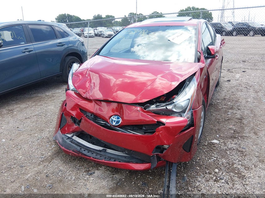 2018 Toyota Prius VIN JTDKARFU3J3060925 IAAI salvage auction — FRONT END, Clear (Indiana), sold $4,825 on 2026-07-29 (photo 6)