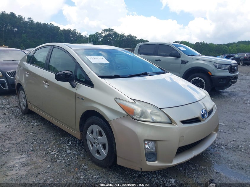 2010 Toyota Prius VIN JTDKN3DU7A0030008 IAAI salvage auction — NORMAL WEAR, Clear (Georgia), sold $825 on 2026-07-21 (photo 1)