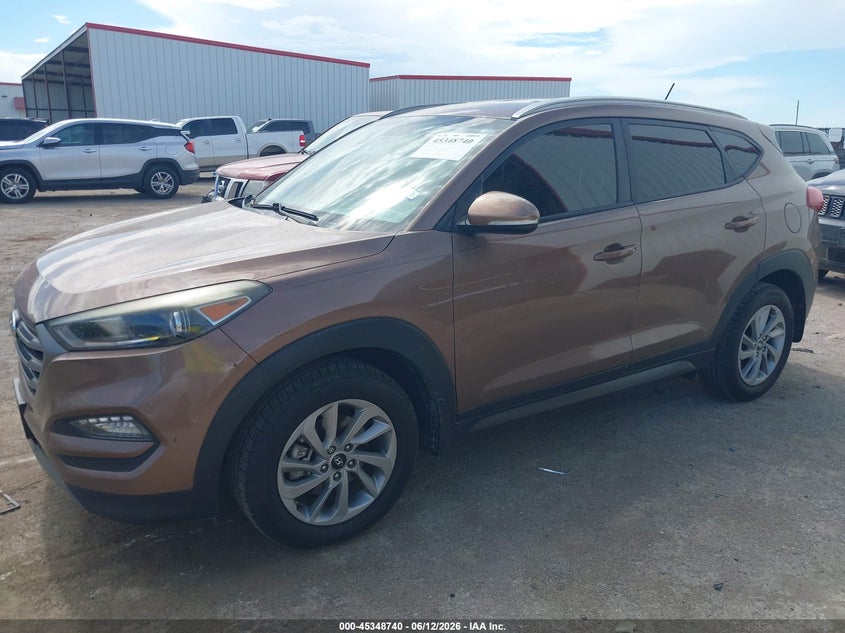 2016 Hyundai Tucson VIN KM8J33A26GU199499 IAAI salvage auction — RIGHT SIDE, Original (Texas), sold $1,650 on 2026-07-28 (photo 2)