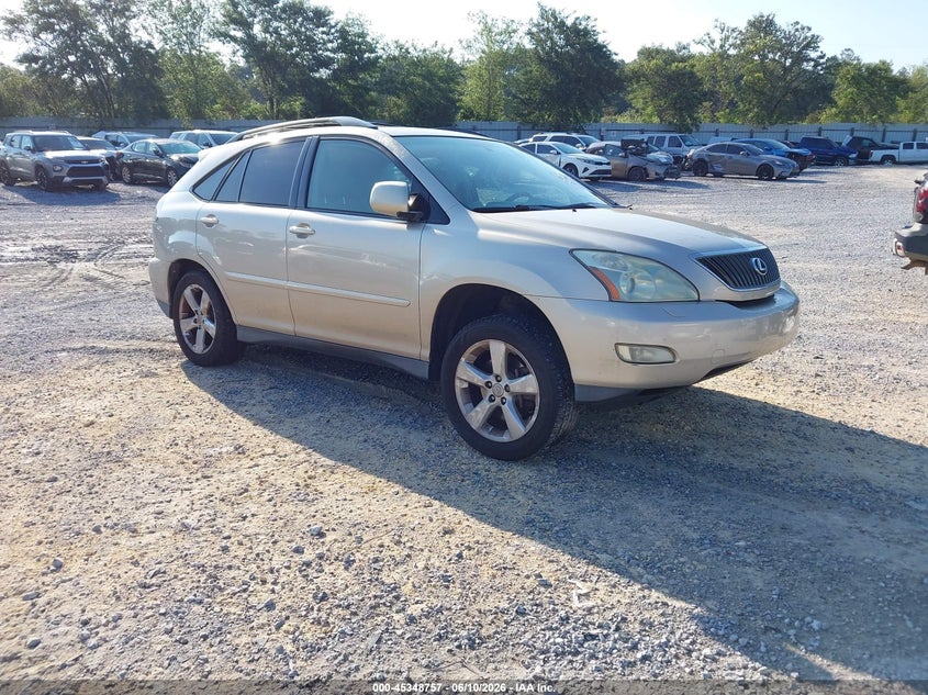 2004 Lexus Rx VIN JTJHA31U140063730 IAAI salvage auction — LEFT SIDE, Rebuildable (Florida), sold $950 on 2026-07-09 (photo 1)